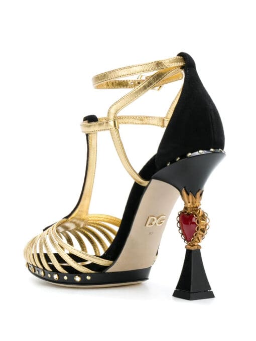 Dolce & gabbana  Bette sculpted heel sandals - Image 3