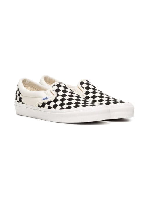 Vans black and white OG classic canvas slip on sneakers - Image 3