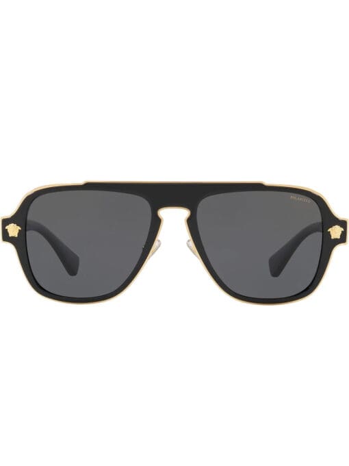 Versace aviator-frame sunglasses