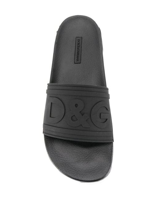 Dolce & Gabbana  embossed logo slides - Image 4