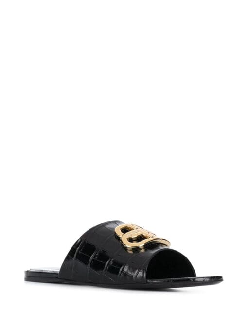 Balenciaga BB leather sandals - Image 2