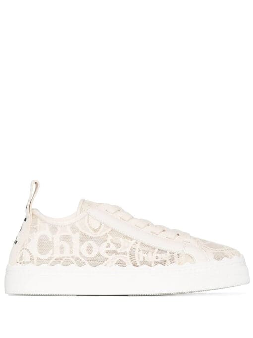 Chloé Lauren lace-detail sneakers