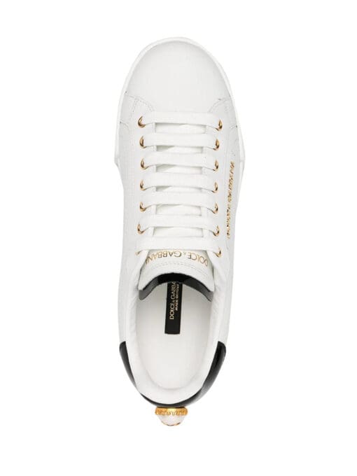 Dolce & gabbana  logo-embellished low-top sneakers - Image 4