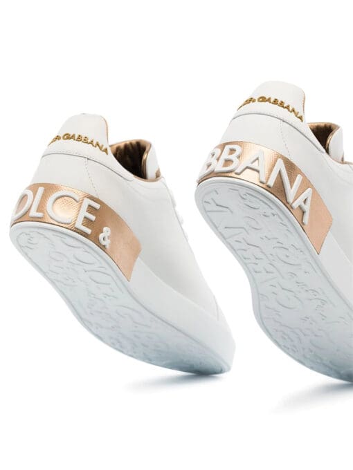 Dolce & gabbana  Portofino logo-patch sneakers - Image 2