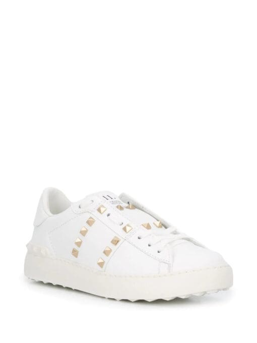 Valentino Garavani Rockstud-embellished low-top sneakers - Image 2