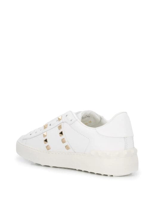 Valentino Garavani Rockstud-embellished low-top sneakers - Image 3