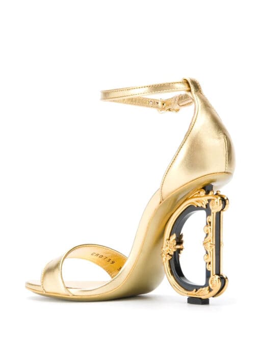 Dolce & gabbana 105 mm Keira baroque logo sandals - Image 3