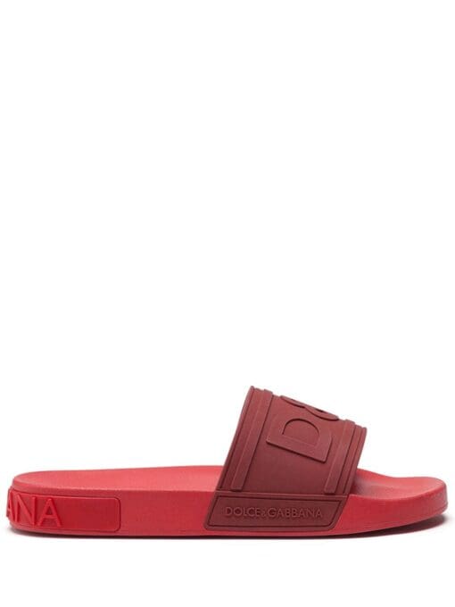 Dolce & Gabbana  logo-embossed beachwear slides