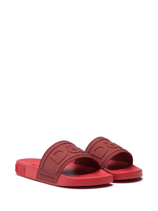 Dolce & Gabbana  logo-embossed beachwear slides - Image 2