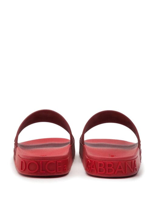 Dolce & Gabbana  logo-embossed beachwear slides - Image 3