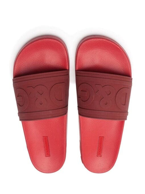 Dolce & Gabbana  logo-embossed beachwear slides - Image 4