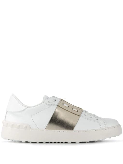 Valentino Garavani Open leather trainers