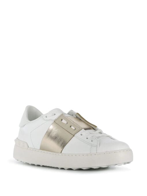 Valentino Garavani Open leather trainers - Image 2