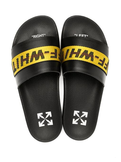 Off-White  logo-tape detail slides - Image 4