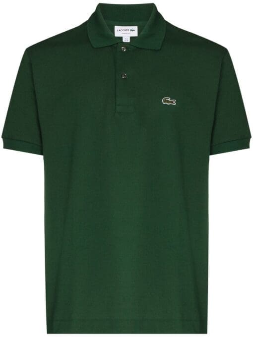 Lacoste logo-patch short-sleeve polo shirt