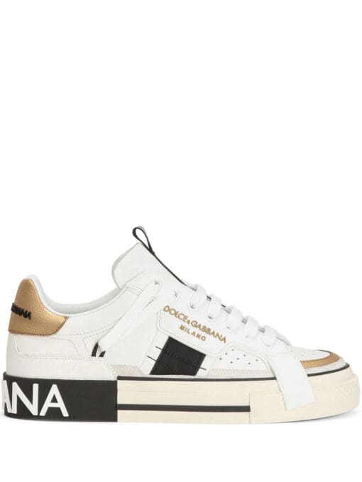 Dolce & gabbana panelled low-top sneakers