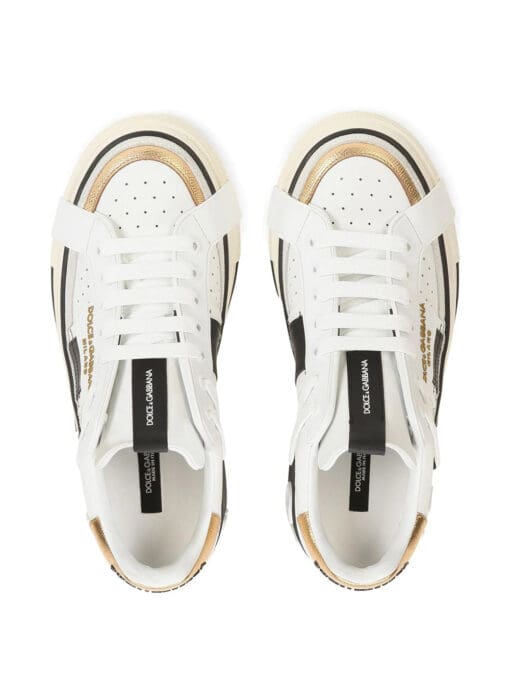 Dolce & gabbana panelled low-top sneakers - Image 4