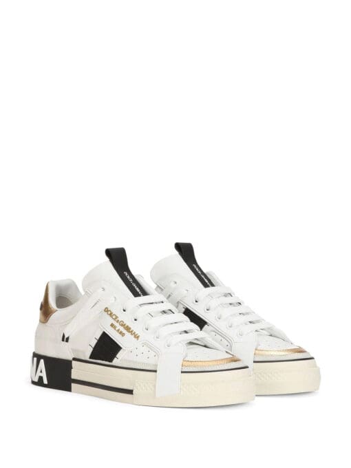 Dolce & gabbana panelled low-top sneakers - Image 2