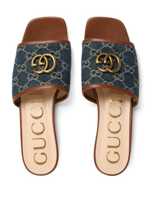 Gucci Double G open toe sandals - Image 4