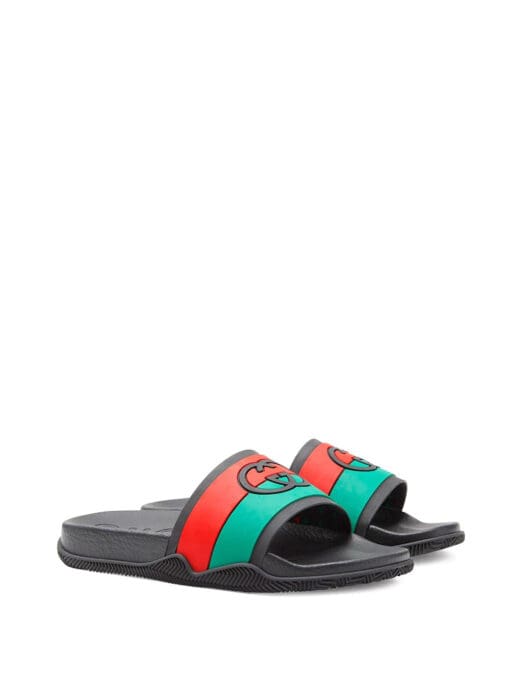 Gucci  Interlocking G slide sandals - Image 2