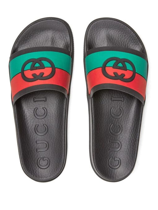 Gucci  Interlocking G slide sandals - Image 4