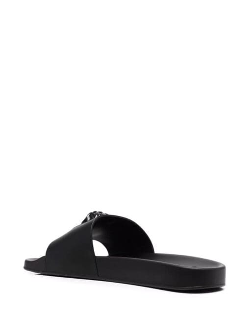 Versace  La Medusa leather slides - Image 3