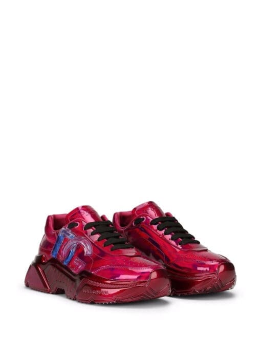 Dolce & gabbana  logo-patch lace-up sneakers - Image 2