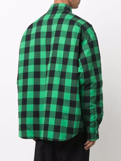 Balenciaga check-print cotton shirt - Image 4