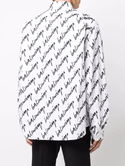 Balenciaga New Scribble button-down shirt - Image 4