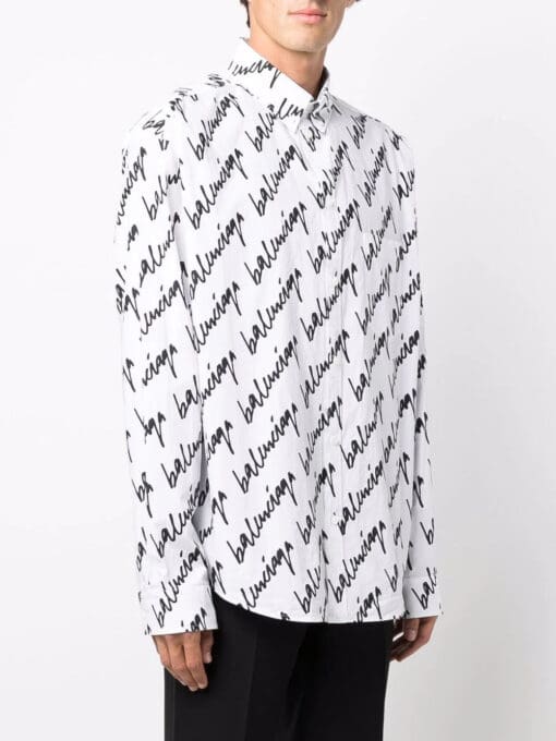 Balenciaga New Scribble button-down shirt - Image 3