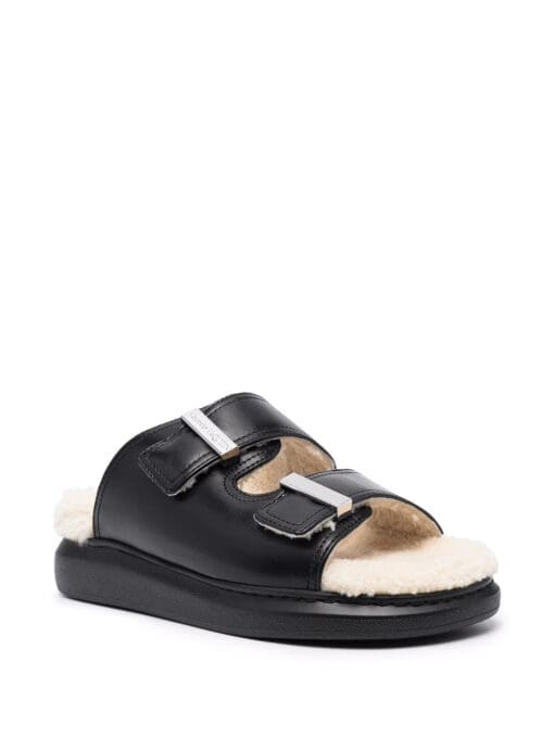 Alexander Mcqueen shearling lined sandals - Image 2