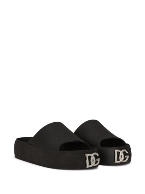 Dolce & Gabbana  platform logo-plaque slides - Image 2