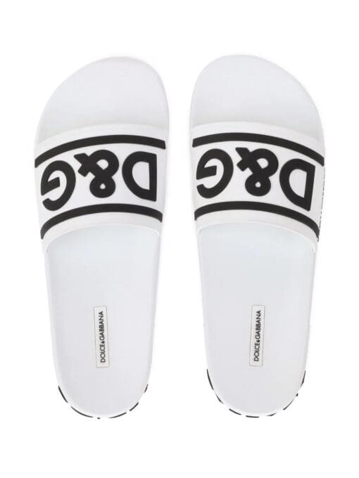 Dolce & Gabbana  logo-strap slides - Image 4