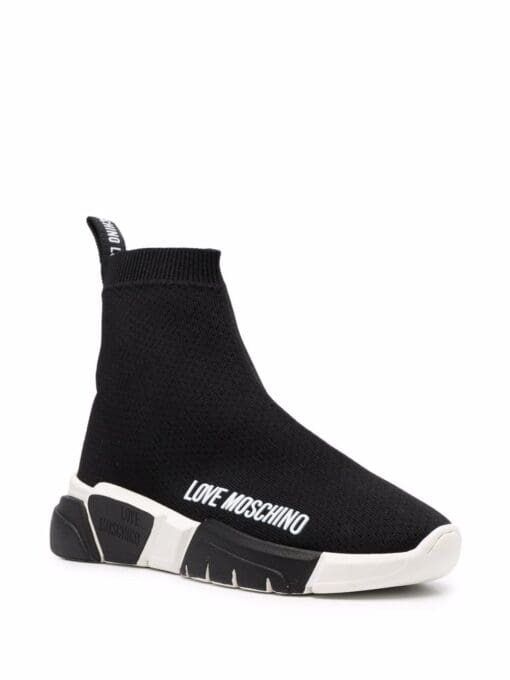 Moschino logo sneaker boots - Image 2