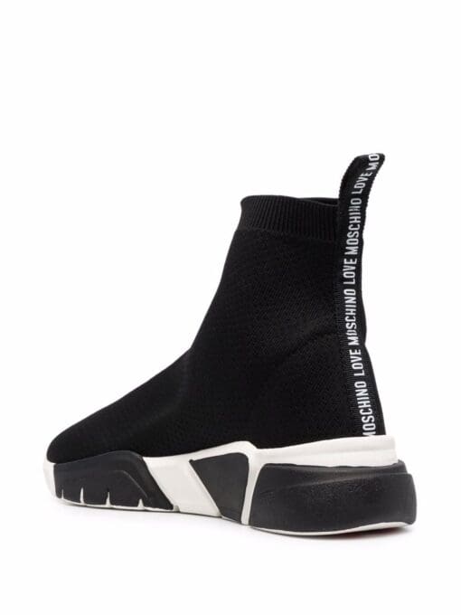 Moschino logo sneaker boots - Image 3