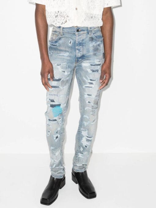 Amiri distressed-finish skinny jeans - Image 2