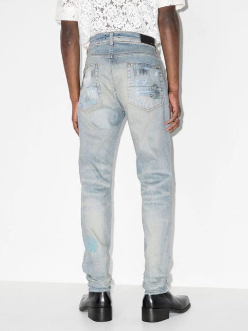 Amiri distressed-finish skinny jeans - Image 3