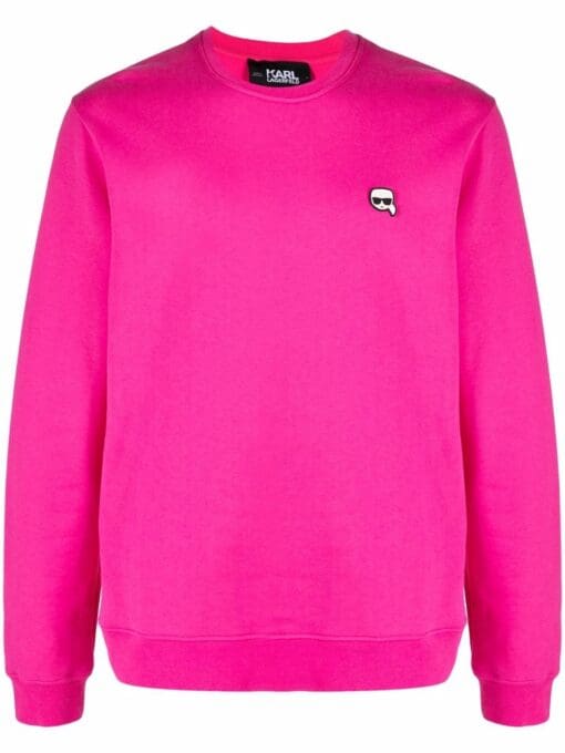 Karl Lagerfeld  Ikonik logo-patch sweatshirt