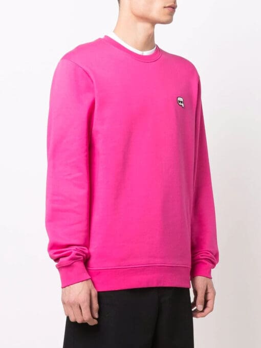 Karl Lagerfeld  Ikonik logo-patch sweatshirt - Image 3