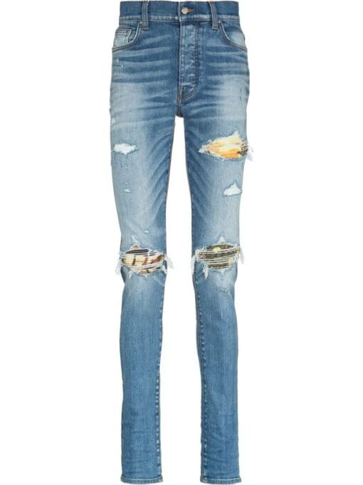 Amiri distressed-effect skinny jeans