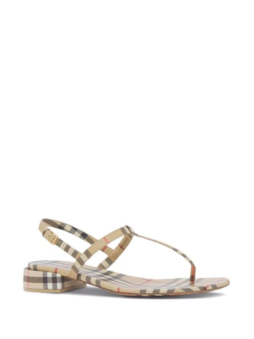 Burberry Vintage Check thong-strap sandals - Image 2