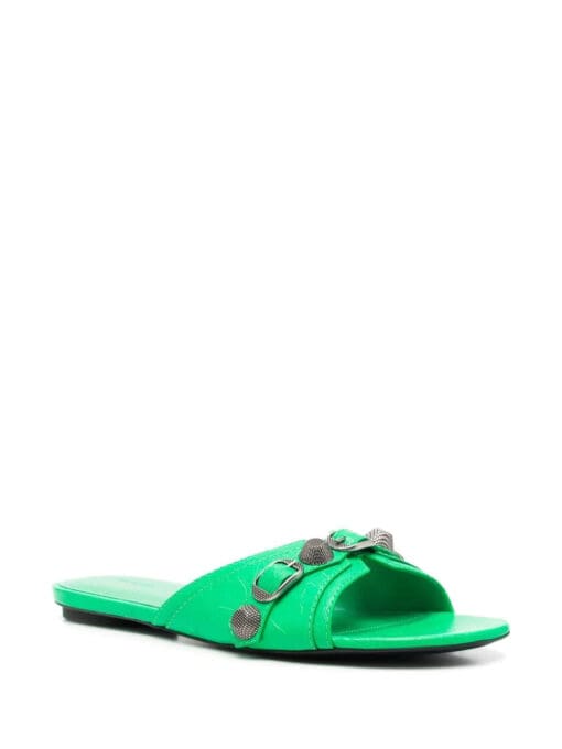 Balenciaga Cagole leather sandals - Image 2