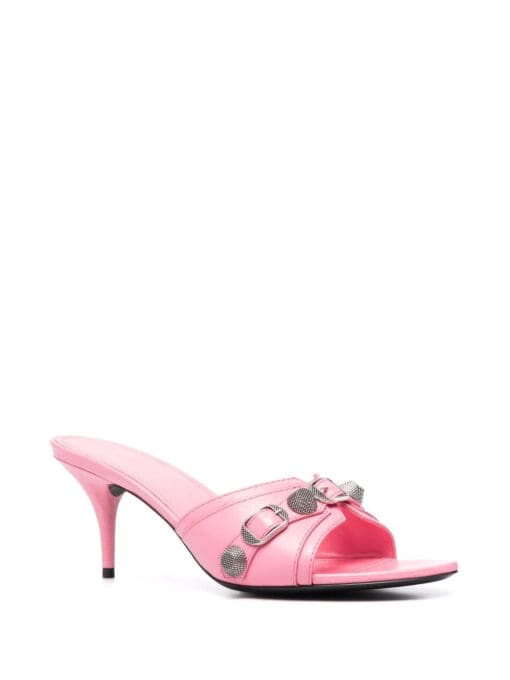 Balenciaga open-toe leather sandals - Image 2