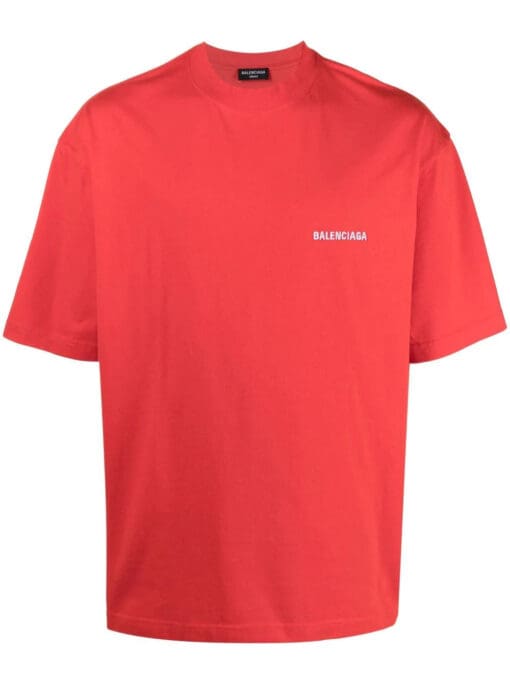 Balenciaga logo print regular-fit T-shirt