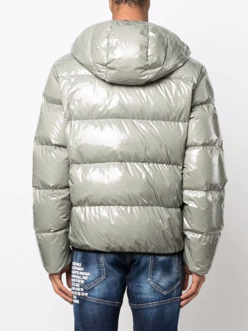 Dsquared2  high-shine hooded down jacket - Image 4