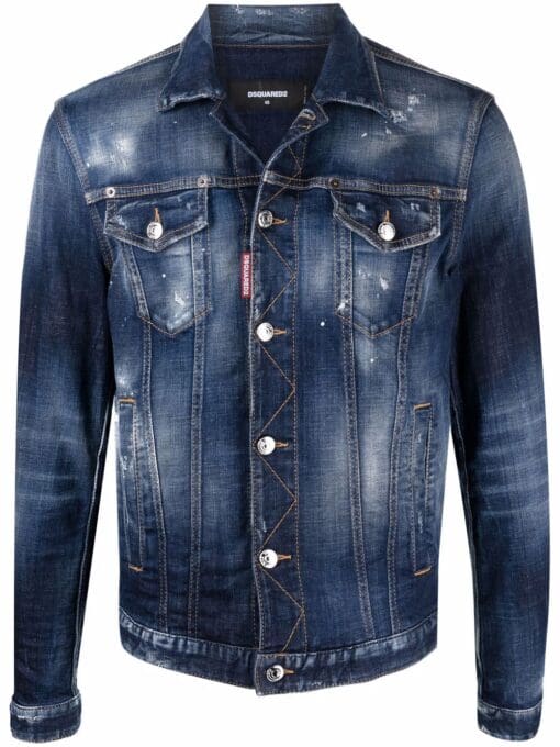 Dsquared2  Icon stonewashed denim jacket