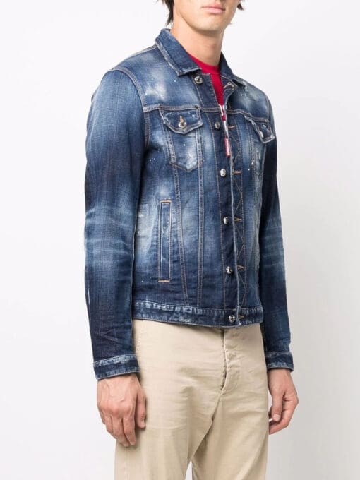 Dsquared2  Icon stonewashed denim jacket - Image 4