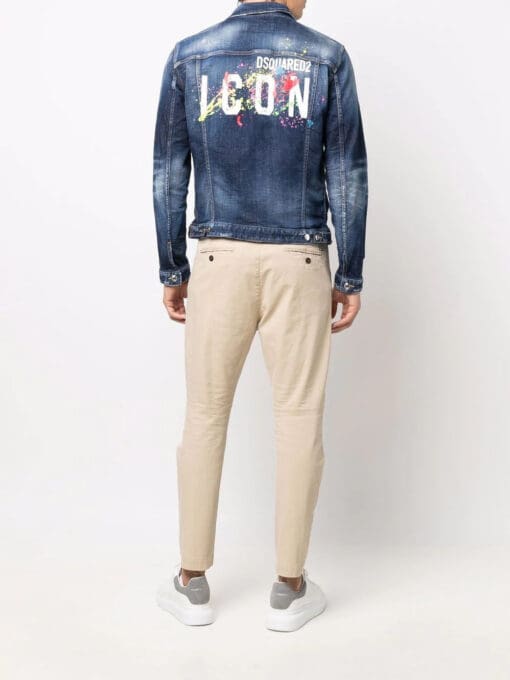 Dsquared2  Icon stonewashed denim jacket - Image 2