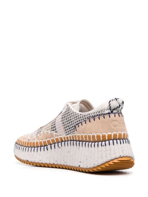 Chloé whipstitch-trim trainers - Image 3