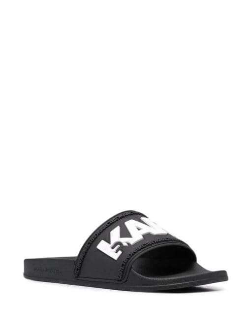 Karl Lagerfeld  logo slip-on slides - Image 2